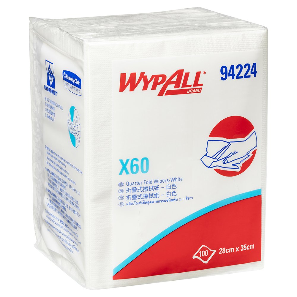 KIMBERLY-CLARK WYPALL X60 SINGLE SHEET WIPERS 94224 (35cmX28cm) - 800
