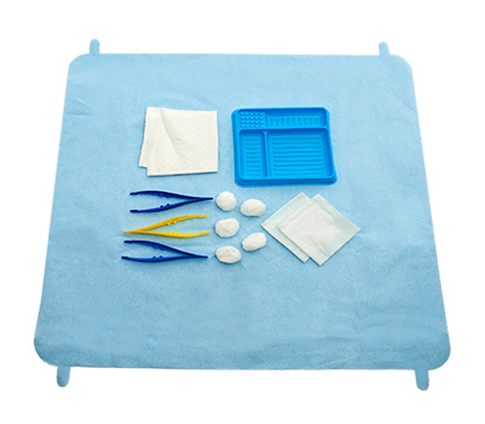 MULTIGATE BASIC DRESSING PACK TEAR-OPEN (NON-WOVEN BALLS & NON-WOVEN SWABS) 00-001 - Carton of 160