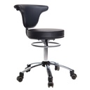 TASK MEDICAL SADDLE STOOL WITH BACK