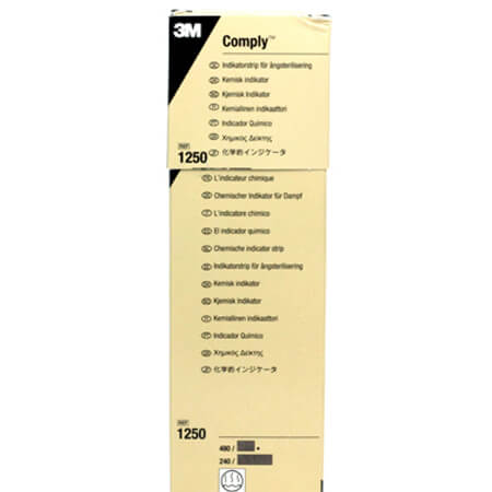 3M COMPLY STEAM INDICATOR STRIPS CLASS 4 1250 BOX-240