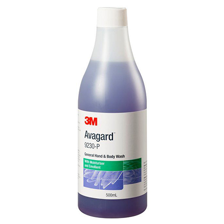 3M AVAGARD GENERAL HAND & BODY WASH 500ML (PURPLE) (9230P) EACH