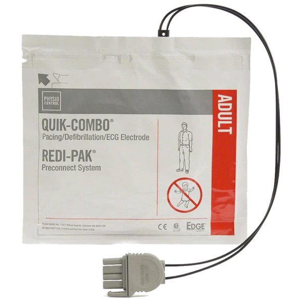 Lifepak Quick Combo Redi Pak Adult Defibrillator Pad For LP1000,12,15 & 20E 11996-000017 (PK2)