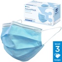 MEDICOM ASSURE LEVEL 3 BLUE FACE MASK WITH EARLOOP - 50 (GMK212815)
