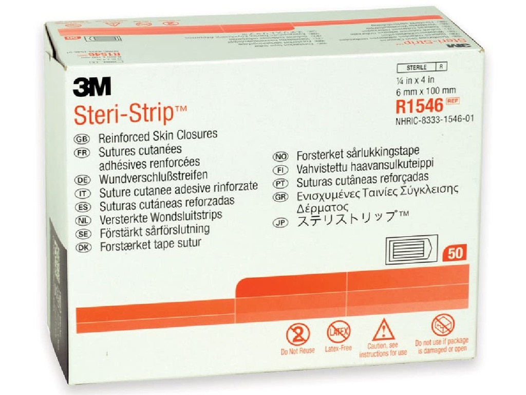 STERI-STRIP 6MM X 100MM - 50 (R1546)