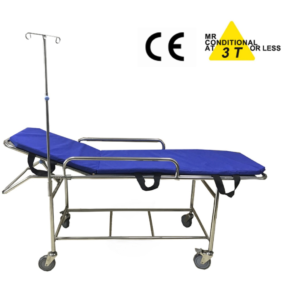 TASK MRI /MR SAFE CONDITIONAL FIXED HEIGHT(80cm) STRETCHER TROLLEY
