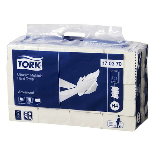 TORK H4 ULTRASLIM MULTIFOLD HAND TOWEL 24 x 21CM (170370) - 2400