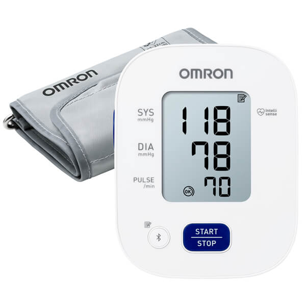 OMRON HEM 7142T2 STANDARD BLOOD PRESSURE MONITOR BLUETOOTH 1 X MED ADULT CUFF
