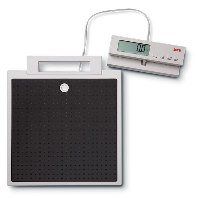 SECA 869 SCALE ELECTRONIC FLAT SCALE WITH CABLE REMOTE DISPLAY 250KG