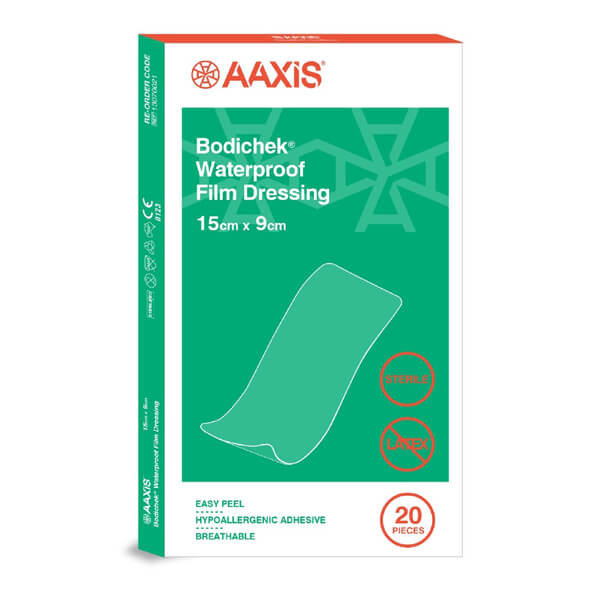 Bodichek Waterproof Film Dressing 15 x 9cm - Box of 20 (13070021)
