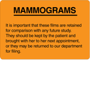 MAMMO LABEL-BLK ON ORANGE-250