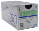DACLON NYLON SUTURE 4/0 24MM NEEDLE 3/8 REVERSE CUTTING 75CM THREAD BLUE 915 1524 - 12
