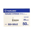TERUMO SYRINGE 50ML LUER LOCK - 20 (SS*50LE)