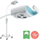 WELCH ALLYN GS600 MINOR PROCEDURE LIGHT ON MOBILE STAND 44606 EACH 5 YEAR LIMITED WARRANTY