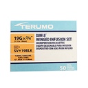 TERUMO SURFLO WINGED INFUSION SET 19G LONG - 50 (3SV19BLK)