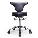 TASK MEDICAL SADDLE STOOL WITH BACK