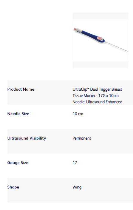BREAST TISSUE MARKER 17G (862017D) - 5