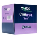 TASK PROFESSIONAL CLINI WIPES SOFT 31 x 33 CM - BOX OF 100