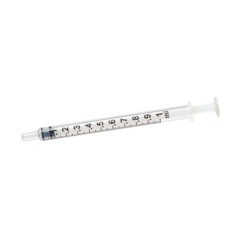 TERUMO SYRINGE - LUER SLIP, 1ML CONCENTRIC NOZZLE (WITHOUT NEEDLE) -100