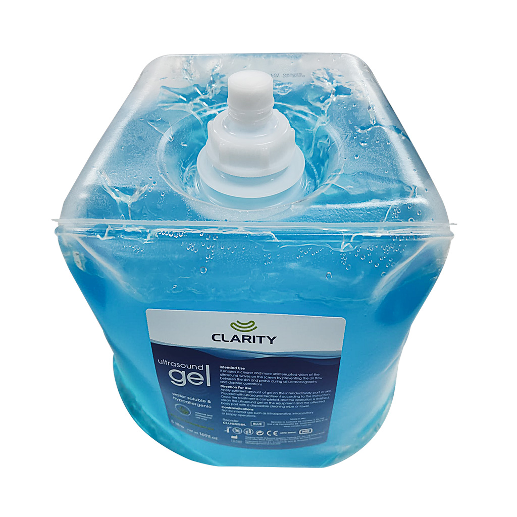 CLARITY ULTRASOUND TRANSMISSION BLUE GEL 5 LITRE