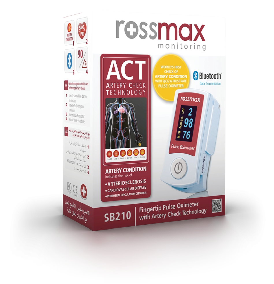 Rossmax SB210BT Fingertip Pulse Oximeter With Bluetooth RMSB210BT