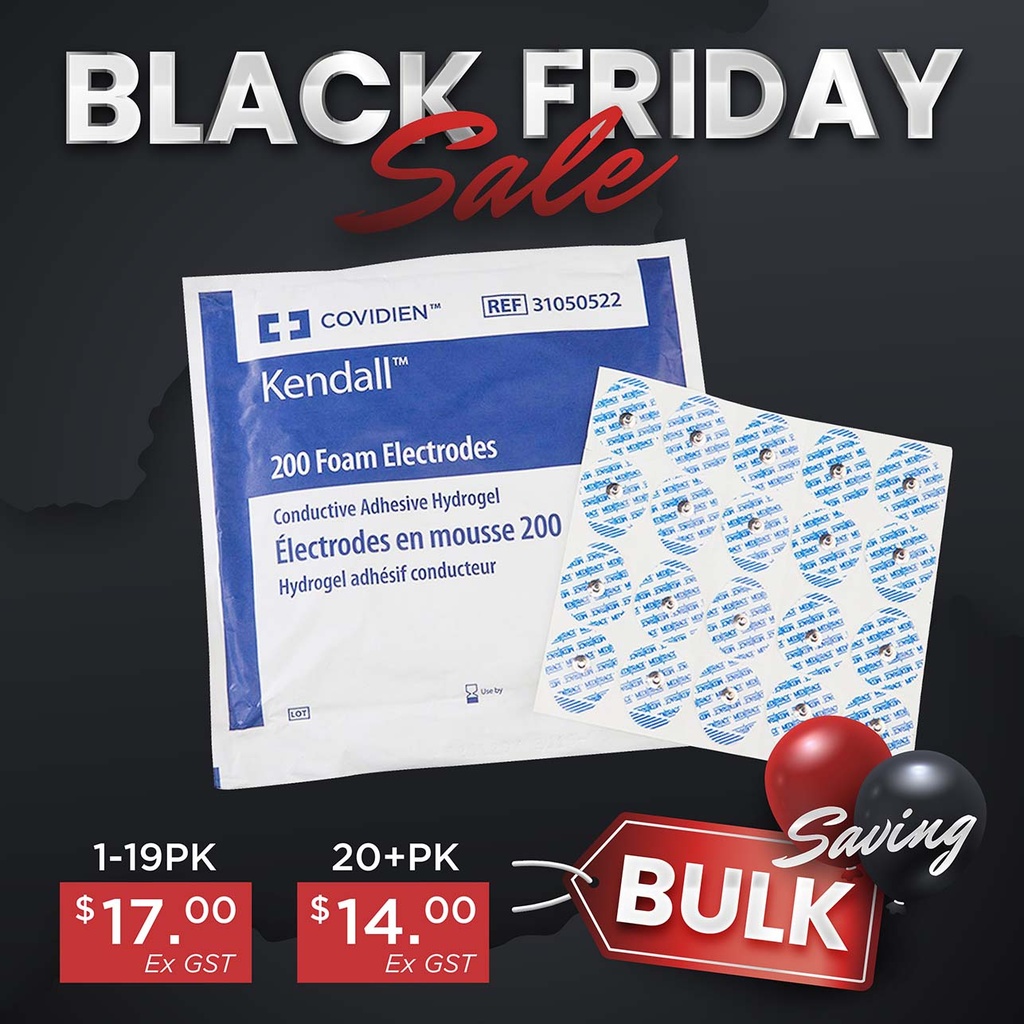 COVIDIEN KENDALL MEDITRACE 200 FOAM ELECTRODE CONDUCTIVE ADHESIVE HYDROGEL - 100 (31050522)