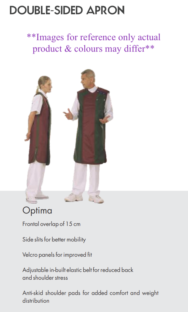 KIRAN DOUBLE SIDED APRON  OPTIMA LEAD LITE .35 LARGE 60X100-N.BLUE/C.GREY