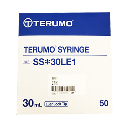 TERUMO SYRINGE 30ML LUER LOCK - 50 (SS*30LE1)