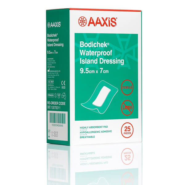 Bodichek Waterproof Film Island Dressing 9.5 x 7cm - Box of 25 (13070011)