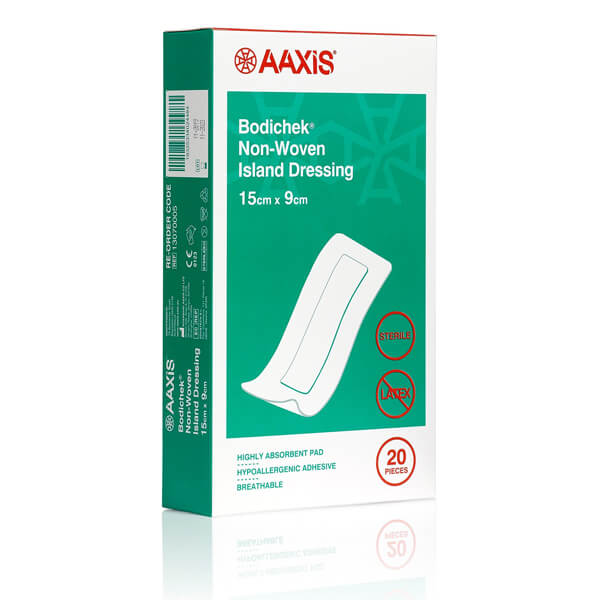 Bodichek Fabric Island Dressing 15 x 9cm - Box of 20 (13070005)