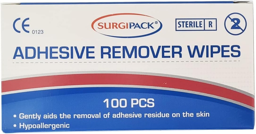SURGI PACK ADHESIVE REMOVER WIPES 6199