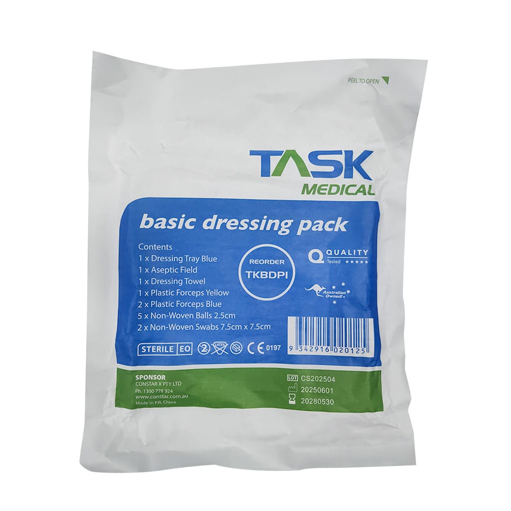 Task Medical Basic Dressing Pack No1 (TKBDP1) Pack-12