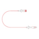TUTA MIN VOLUME EXTENSION TUBE 25CM MALE LUER SLIP TO FEMALE LUER LOCK 50.301 EACH