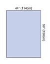 3M STERI DRAPE SHEET/BACK TABLE COVER - 80(4BOXES/CTN)